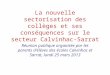 La nouvelle sectorisation des collèges et ses conséquences sur le secteur Calvinhac-Sarrat