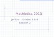 Mathletics 2013