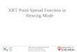 XRT Point Spread Function in   Slewing Mode