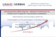 Developments Affecting the  Valuation Profession in  Serbia and Proposed  T ransactions  Database