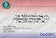 DOE/NNSA Radiological Assistance Program (RAP) Capabilities Overview