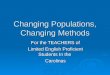 Changing Populations, Changing Methods