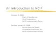 An Introduction to NCIP