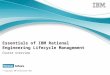 Essentials of IBM Rational Engineering Lifecycle Management
