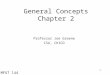 General Concepts Chapter 2