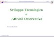 Sviluppo Tecnologico  e  Attività Osservativa     Alessandro Orfei