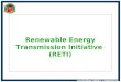 Renewable Energy Transmission Initiative  (RETI)