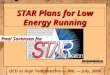 STAR Plans for Low Energy Running