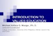 INTRODUCTION TO VALUES EDUCATION