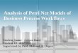 Analysis of Petri Net Models of Business Process Workflows