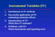 Instrumental Variables (IV)