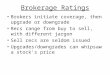 Brokerage Ratings