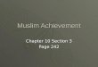 Muslim Achievement