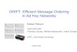 DRIFT: Efficient Message Ordering in Ad Hoc Networks