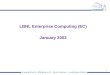 LBNL Enterprise Computing