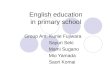 English education in primary school