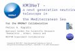 KM3NeT - a next generation neutrino telescope in  the Mediterranean Sea