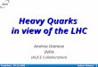 Heavy Quarks  in view of the LHC