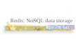 Redis: NoSQL data storage