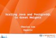 Scaling Java and PostgreSQL to Great Heights
