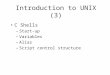 Introduction to UNIX (3)