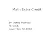 Math Extra Credit