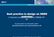 Best practice in design on NREN websites