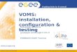 VOMS: installation, configuration & testing