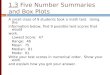 1.3  Five Number Summaries and Box Plots