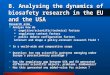 B. Analysing the dynamics of biosafety research in the EU and the USA