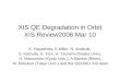 XIS QE Degradation in Orbit XIS Review2006 Mar 10