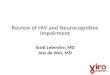 Review of HIV and Neurocognitive Impairment