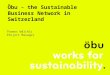 Öbu -  the Sustainable Business Network in Switzerland