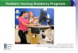 Pediatric Nursing Residency Programs