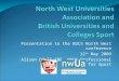 North West Universities Association and British Universities and Colleges Sport