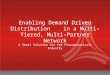 Enabling Demand Driven Distribution    in a Multi-Tiered, Multi-Partner Network