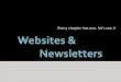 Websites & Newsletters