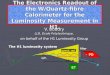 The Electronics Readout of the W/Quartz-fibre Calorimeter for the Luminosity Measurement in H1 