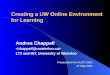 Creating a UW Online Environment for Learning