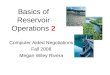 Basics of Reservoir Operations  2