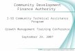 Community Development Finance Authority