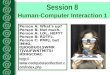 Session 8  Human-Computer Interaction 1