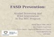 FASD  Prevention: Alcohol Screening And  Brief Intervention  In The WIC Program