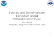 Science and Demonstration Executive Board Introduction and overview