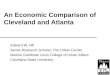 An Economic Comparison of Cleveland and Atlanta