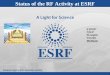 Status of the RF Activity at ESRF