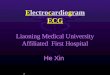 E lectro c ardio g ram ECG Liaoning Medical University Affiliated  First Hospital