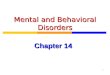 Mental and Behavioral Disorders