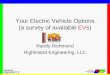 Your Electric Vehicle Options (a survey of available  EV s)