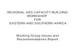 REGIONAL ABS CAPACITY BUILDING WORKSHOP  FOR  EASTERN AND SOUTHERN AFRICA